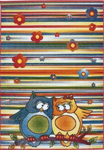 Covor Pentru Copii, Kolibri Bufnite, 11182-140, Multicolor, Diverse Dimensiuni, 2200 gr mp