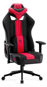 Scaun Din Material Textil Diablo X-Player 2.0 Small: Roșu-antracit