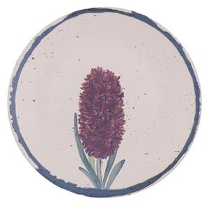 Set 6 Farfurii Bouquet, Ceramica , Alb Mat, 25 cm