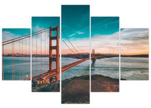 Tablou - Golden Gate, San Francisco (150x105 cm)
