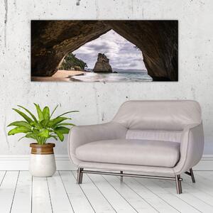 Tablou din peșteră, Noua Zeelanda (120x50 cm)