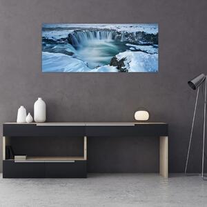 Tablou - Cascadele zeilor, Islanda (120x50 cm)