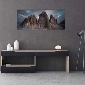Tablou - Trei Dinți, Dolomiți Italieni (120x50 cm)