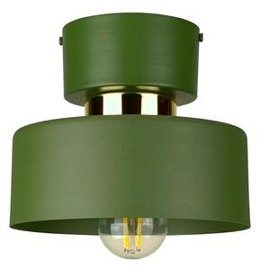 Plafonieră IGNIA 1xE27/60W/230V verde/aurie