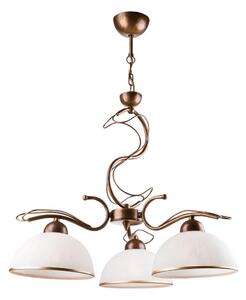 Candelabru pe tijă COBRA, 3x E27, 60W, 230V, bronz patinat