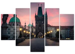 Tablou - Pe podul lui Carol,Praga (150x105 cm)