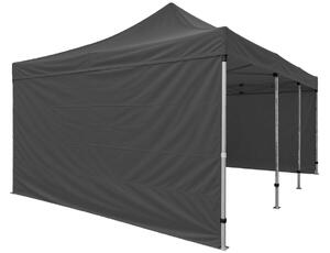 Cort pliabil 6 × 4 m – aluminiu HEXAGON, Negru