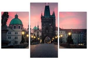 Tablou - Pe podul lui Carol,Praga (90x60 cm)