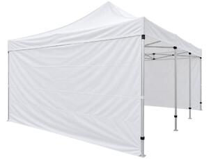 Cort pliabil 6 × 4 m – aluminiu HEXAGON, Alb