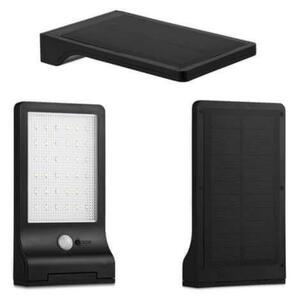 HÖFFTECH - Lampă solară de perete cu LED și senzor, 3,7V, 2200 mAh, IP44