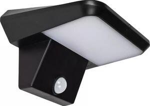 HÖFFTECH - Lampă solară LED de perete cu senzor, 5,5 V, 200 mAh, IP44