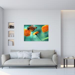 Tablou cu fluture (90x60 cm)