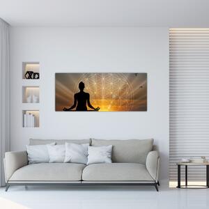 Tablou cu meditație (120x50 cm)