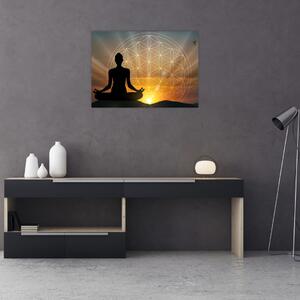 Tablou cu meditație (70x50 cm)