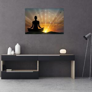 Tablou cu meditație (90x60 cm)