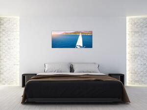 Tablou - Excursie cu navă (120x50 cm)