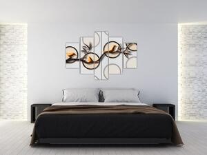Tablou artistic - Păsărele pe creangă (150x105 cm)