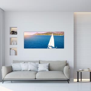 Tablou - Excursie cu navă (120x50 cm)