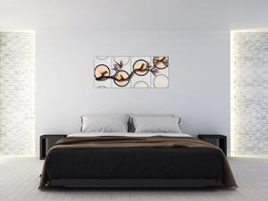 Tablou artistic - Păsărele pe creangă (120x50 cm)