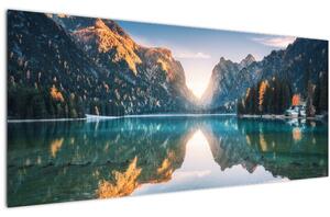 Tablou - Lacul montan (120x50 cm)