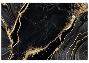 Tablou abstarcției aurii (90x60 cm)