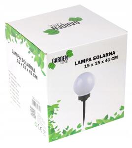 Lampa solara glob, 1.2V, 200 mAh, 2xLED alb, IP44, plug-in