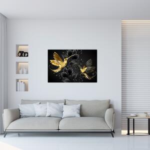 Tablou -Cu ochii de Colibri artistic (90x60 cm)