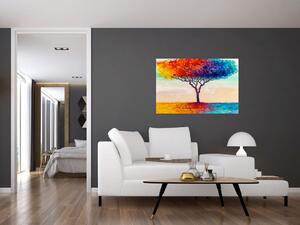 Tablou cu pom pictat (90x60 cm)