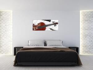 Tablou - Unelte muzicale (120x50 cm)