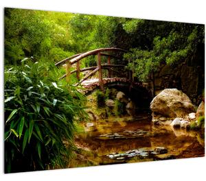 Tablou - Pod prin râu (90x60 cm)