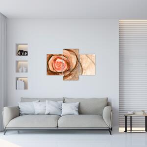 Tablou - Trandafir sufletului artistic (90x60 cm)
