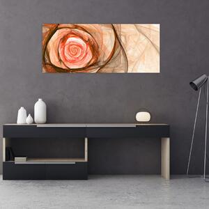 Tablou - Trandafir sufletului artistic (120x50 cm)
