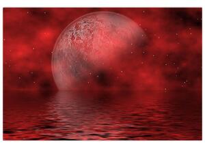 Tablou - Luna pe nivelul apei (90x60 cm)