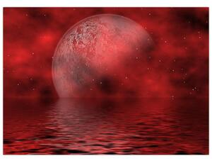 Tablou - Luna pe nivelul apei (70x50 cm)
