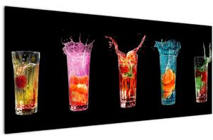 Tablou cu băuturi (120x50 cm)