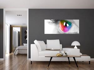 Tablou - Iris din ochi (120x50 cm)