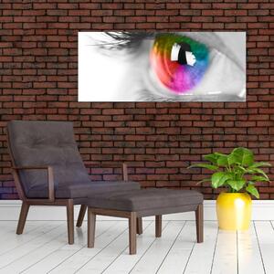 Tablou - Iris din ochi (120x50 cm)