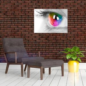 Tablou - Iris din ochi (70x50 cm)