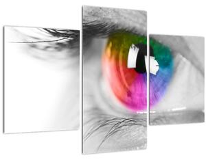 Tablou - Iris din ochi (90x60 cm)