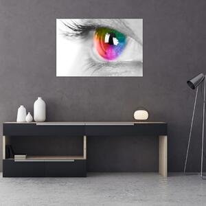 Tablou - Iris din ochi (90x60 cm)