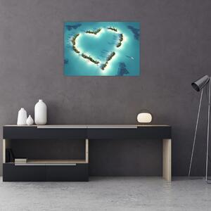 Tablou - Insulele inimii (70x50 cm)