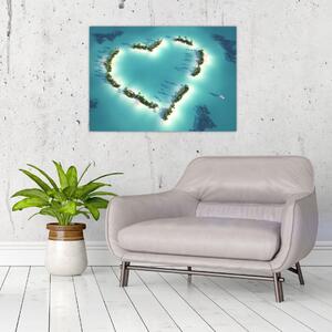 Tablou - Insulele inimii (70x50 cm)
