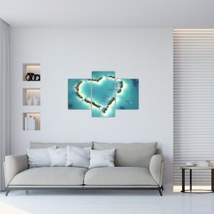 Tablou - Insulele inimii (90x60 cm)