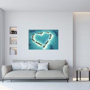 Tablou - Insulele inimii (90x60 cm)