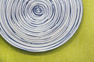 Set vesela din ceramica, 18 piese, Hanami Dinner Alb / Albastru