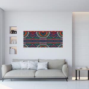 Tablou cu bastracție ornamentală (120x50 cm)