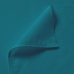 Goldea cearceaf de pat din 100% bumbac - albastru petrol - prelată 140 x 240 cm