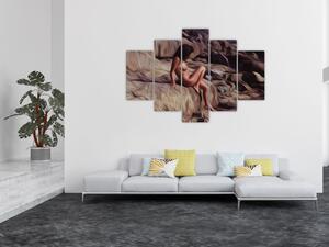 Tablou - pictura femeii (150x105 cm)