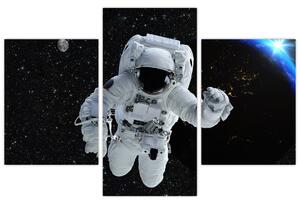Tablou - Astronaut în Cosmos (90x60 cm)