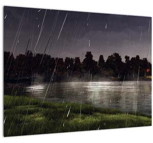 Tablou - Seara ploioasă (70x50 cm)